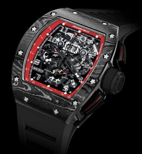 Review Richard Mille watch Replica RM 011 Felipe Massa Black Night